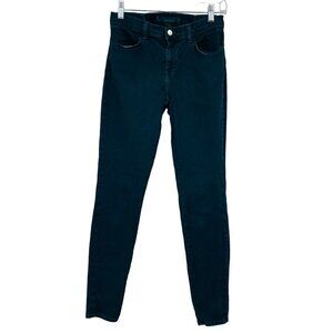 J Brand Women's Super Skinny Jeans Size 29 Agean Blue Low Rise‎ Altered